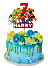 Load image into Gallery viewer, Kids Themed Cartoon Drip Cake