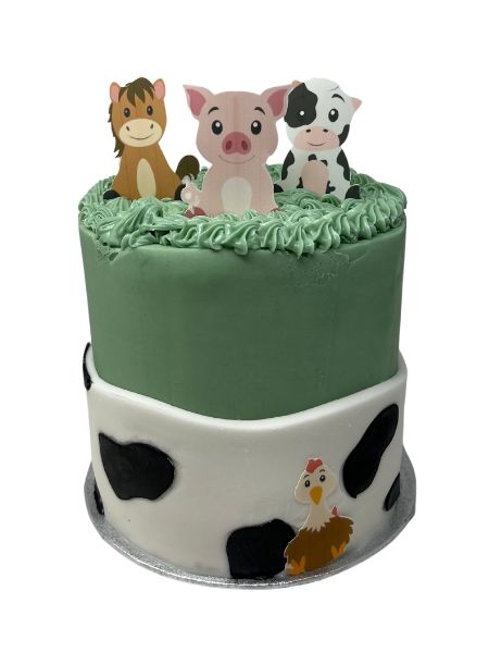 Farm Animals Novelty Cake