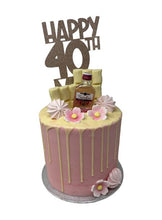 Load image into Gallery viewer, Pink Gin Drip Cake
