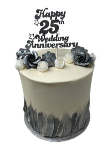Silver Roses Cake