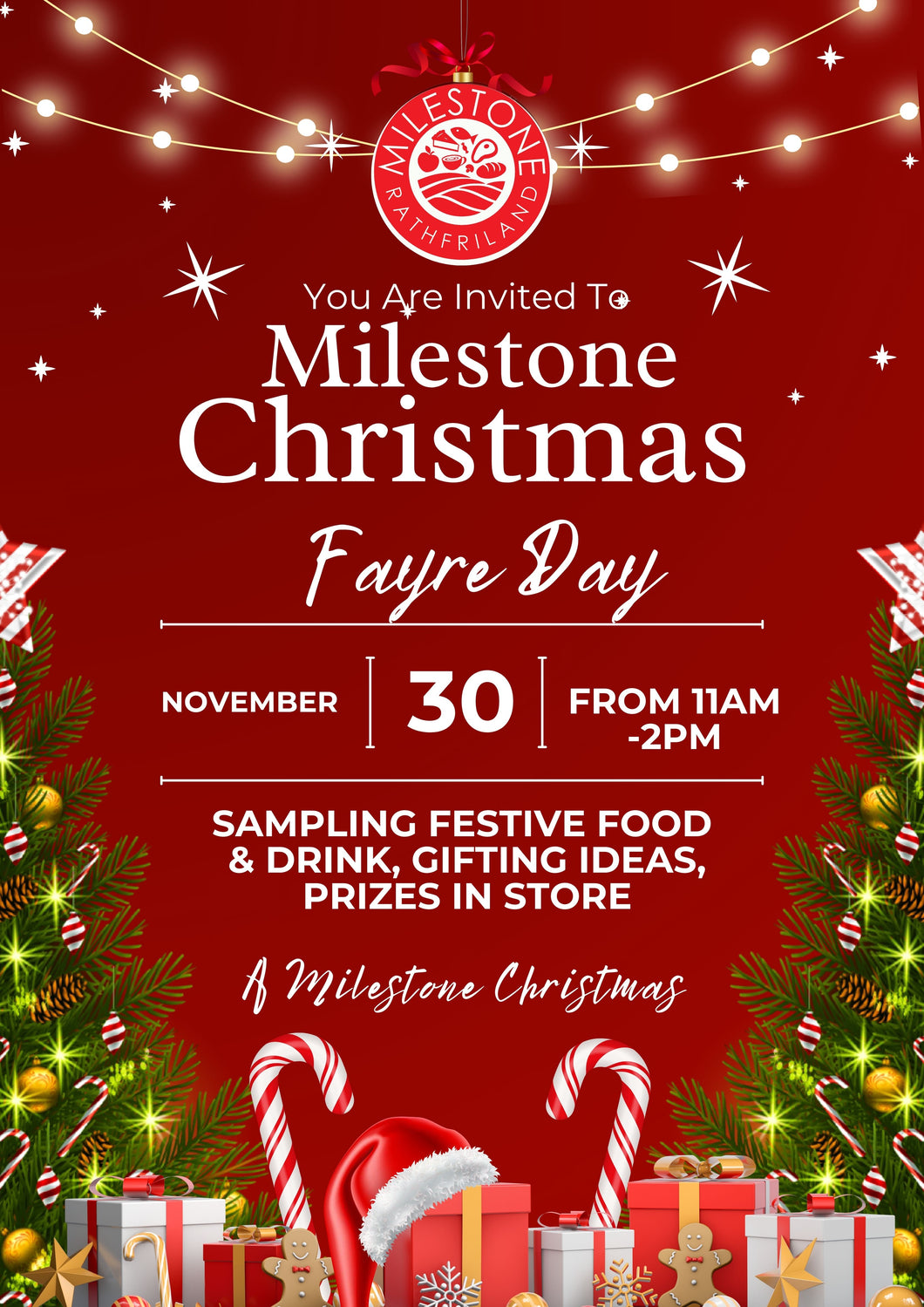 Milestone Christmas Fayre Day (FREE ENTRY)