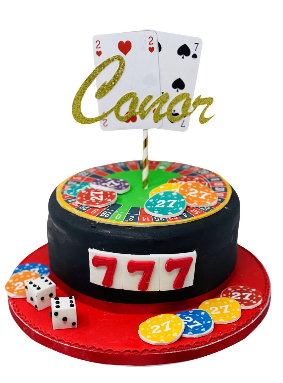 Casino Royale Novelty Cake