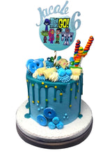 Load image into Gallery viewer, Kids Themed Cartoon Drip Cake
