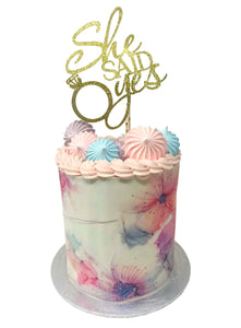 Floral Facade Celebration Cake